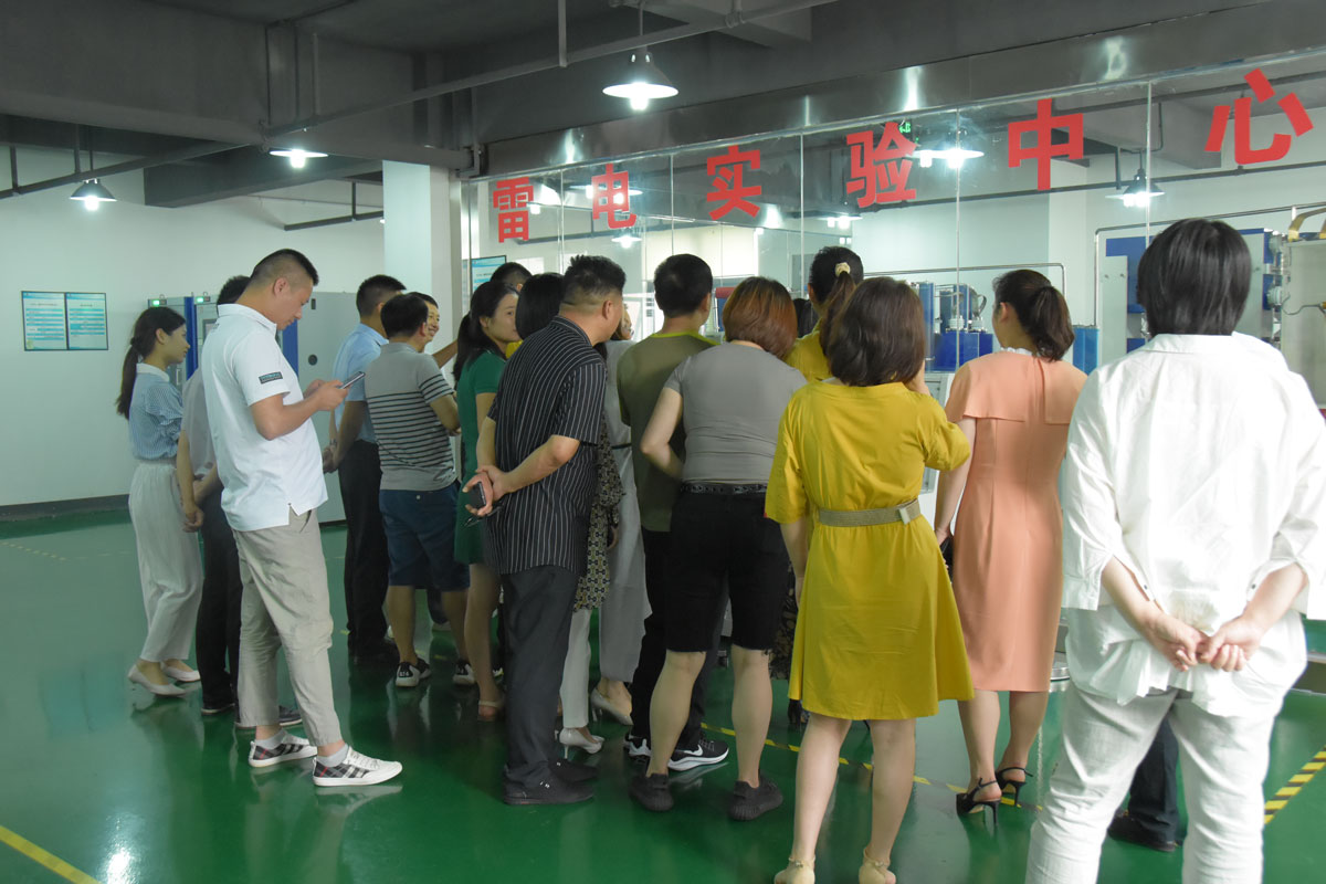 瑞士维多利亚大学MBA15-16班同学莅临半岛电竞防雷考察交流